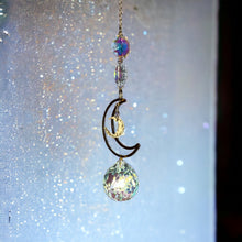 Load image into Gallery viewer, Double Moon Suncatcher
