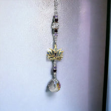 Load image into Gallery viewer, Lotus Flower Suncatcher
